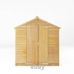 Waltons Garden Shed Overlap Apex Wooden Windowless Storage Shed 10 x 6 10ft 6ft