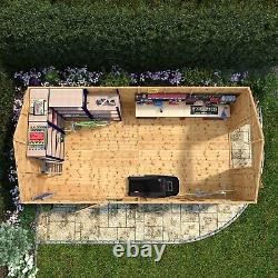 Waltons Premium Shiplap Workshop Wooden Apex Garden Shed 20 x 10 20ft 10ft