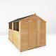Waltons Refurbished 10' x 6' Overlap Apex Wooden Garden Storage Shed