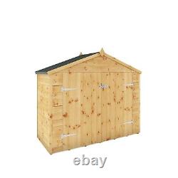 Waltons Refurbished 3' x 7' Outdoor Tongue and Groove Apex Bike Storage Shed