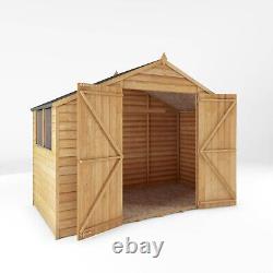 Waltons Refurbished 5' x 10' Overlap Apex Wooden Garden Workshop Storage Shed