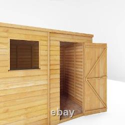Waltons Refurbished 7' x 5' Overlap Pent Roof Wooden Garden Storage Shed