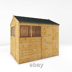Waltons Refurbished 8' x 6' Outdoor Shiplap T&G Apex Garden Wooden Storage Shed