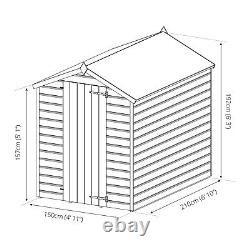 Waltons Refurbished Pressure Treated Shed Apex Wooden Garden Storage Shed 7 x 5