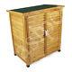 Wood Garden Shed Tool Storage Lawn Mower Outdoor Wooden Store Cupboard