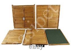 Wood Garden Shed Tool Storage Lawn Mower Outdoor Wooden Store Cupboard