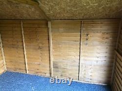 Wooden GARDEN SHED 10 FT X 10FT 1 year old exc cond