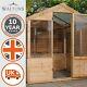 Wooden Garden Greenhouse 4x6 Growhouse Potting Shed Outdoor Storage 4ft 6ft