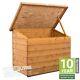 Wooden Garden Mini Store Storage Chest Small Patio Shed Shiplap Dip Treated Wood