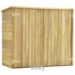 Wooden Garden Outdoor Storage Shed Tool Shed Storage House Wood Cabinet UK