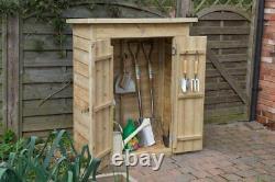 Wooden Garden Pent Tool Store Forest Outdoor Patio Storage Pressure Treated