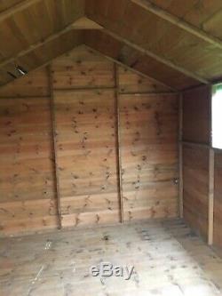 Wooden Garden Shed 10 x 8 Used In Good Condition