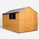 Wooden Garden Shed 10x7 Outdoor Storage Shiplap Building Apex Roof 10ft 7ft