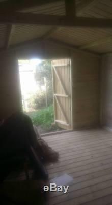 Wooden Garden Shed 14 X 10 Pressure Treated Tongue And Groove