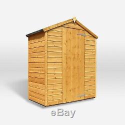 Wooden Garden Shed 3x5 Outdoor Storage Shiplap Building Apex Roof 3ft 5ft