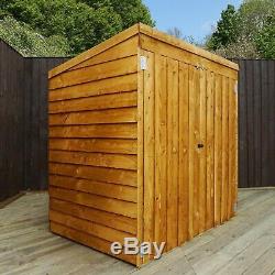 Wooden Garden Shed 5x3 Outdoor Tool / Log Storage Windowless Double Door 5ft 3ft