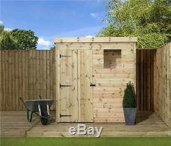 Wooden Garden Shed 6x3 Pent Shed Pressure Treated Tongue And Groove Windows