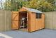 Wooden Garden Shed 8x6 FT Shiplap Apex Roof Double Door Storage Free Delivery