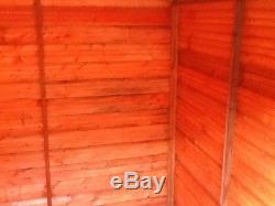 Wooden Garden Shed Apex Factory Seconds Fully T&G 12mm Finish New Hut