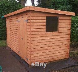 Wooden Garden Shed Heavy Duty Overlap Featheredge