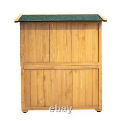 Wooden Garden Shed Outdoor Store Cupboard Tool Storage Lawn Mower Wood Cabinet