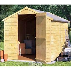 Wooden Garden Shed Storage Bike Tool Outdoor Storer Patio Apex Wood Timber 4x6