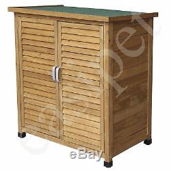 Wooden Garden Shed Tool Storage Lawn Mower Outdoor Store Cupboard Wood Cabinet