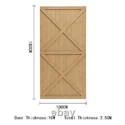 Wooden Garden Side Gate Pedestrian Gates Fence Shed Door with Gate Latch & Hinge