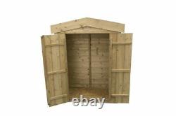 Wooden Garden Tool Store Shiplap Apex Roof Waterproof Outdoor Storage Shed