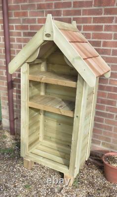 Wooden Gothic Boot Store by The Posh Shed Company Brand New Welly Boots Garden