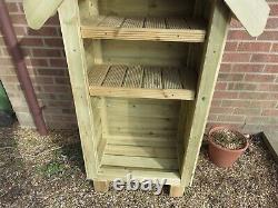 Wooden Gothic Boot Store by The Posh Shed Company Brand New Welly Boots Garden