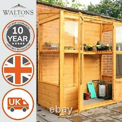 Wooden Greenhouse 6x3 Outdoor Garden Victorian Style Potting Shed 6ft 3ft