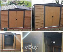 Wooden Shed garden storage hut 3m x2.40m height2.10m
