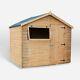 Wooden Shiplap Shed 6x8 Outdoor Garden Storage Building Front Window 6ft 8ft