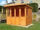Wooden Summer House 8x7 Fully T&G Outdoor Garden Room Pent Shed Summerhouse Hut