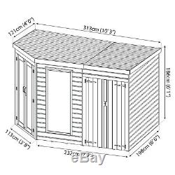 Wooden Summerhouse with Side Shed 11x7 Outdoor Garden Room Sunroom 11ft 7ft