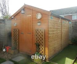 Wooden garden shed 10' x 8