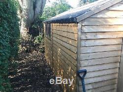 Wooden garden shed 10 x 8