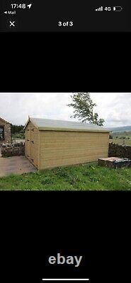 Wooden garden shed 12 x 10