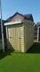 Wooden garden shed 6x4 Pressure Treated Steel Roof