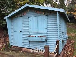 Wooden garden summer house cabin shed
