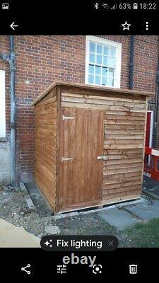 Wooden shed 6x12/12x6
