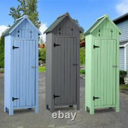XL Wooden Outdoor Storage Garden Shed House Beach Hut Style Tool Room Sentry Box