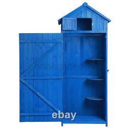 XXL Wooden Garden Shed Outdoor Tool Storage Cabinet Durable House Room Hut 6FT
